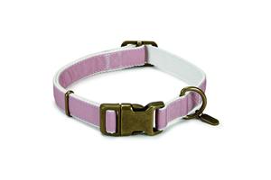 Designedbylotte Nylon Halsband Virante - Licht Roze - 48/70 cm x 25 mm