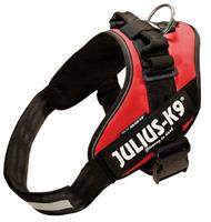 JULIUS K9 Power-Harnas/Tuig Nylon Rood 74 x 4 cm