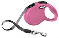 flexi NEW CLASSIC Gurt L: 3 m XS pink max. 12 kg - NOBBY