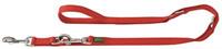 Hunter - Verstellbare Führleine Nylon - Hondenriem, rood