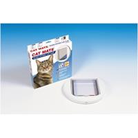 Petproducts Kattendeur 210 - Kattenluik & Kattendeuren - 3,5x24,5x28cm - Wit - 513Â gram