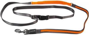Beeztees Safety Gear Joggingslijn - Hondensport - Grijs - 25mm x 2m