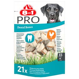252g Dental Delights Kauwbot XS, 21 Stuks 8in1 Hondensnacks