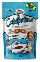 6x Catisfactions Kattensnoepjes Zalm 60 gr
