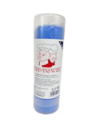 Tools 2 Groom Tools-2-Groom Pet-Towel Hondenhanddoek 45x66cm Blauw