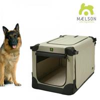 Maelson Soft Kennel Hondenbench - Tan - 52 x 33 x 33 cm
