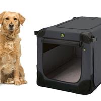 Maelson Soft Kennel Hundebox - Anthrazit - 52 x 33 x 33 cm