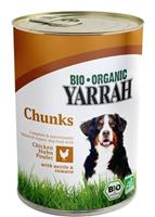 Yarrah 12x  dog blik brokjes kip in saus met brandnetel en tomaat