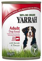 12x Yarrah Bio Hondenvoer Chunks Rund 405 gr