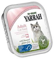 Yarrah-Cat Paté Salmon with Seaweed Bio 16x100g