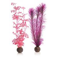 biorb zeewier set medium roze aquarium decoratie