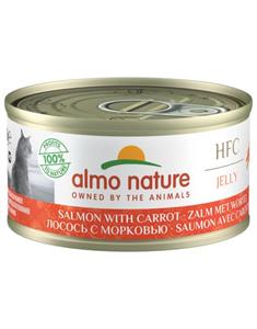 Almonature HFC 70 Kat Natural Zalm - Carrot 70 gr