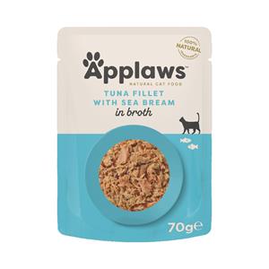 12x70g Tonijn met Brasem Applaws Kattenvoer