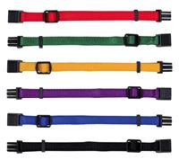 6 Halsbänder M-L 22 bis 35 cm x 10 mmpour Welpe. verschiedene Farben - TRIXIE
