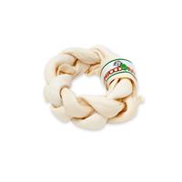 Farm Food Rawhide Dental Braided Donut - Medium (± 15 cm)