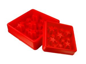 H.A.C. Eat Slow anti schrokbak SMALL - Ster Rood
