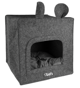 Let'S Sleep Pet Cave Chunk Antraciet