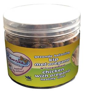 Renske gezonde beloning mini hartjes kip/oregano kattensnack 100gr