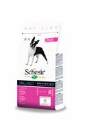 2kg Schesir Dog Small Adult met ham droogvoer voor honden