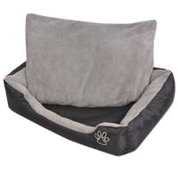 vidaxl Hundebett mit gepolstertem Kissen 