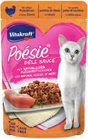 23x85g Vitakraft Poésie Délice kalkoen natvoer voor katten