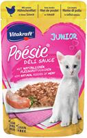 Vitakraft Katzenfutter Poesie DeliSauce, Multipack Fleisch - 6 Beutel