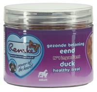 renske Gezonde beloning Hartjes - Eend hond 100 gram