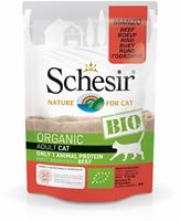 schesir Kat Bio Pouch Paté 85 g - Kattenvoer - Rund