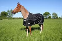 Decke Bucas Anniversary Turnout Light Stay-dry 0gr, 213 Cm in Black/silver