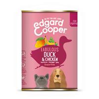 Edgard-cooper Blik Vers Vlees Puppy Eend en Kip 400 gr