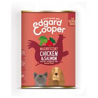 Hond blik senior kip/zalm 400g - Edgard cooper