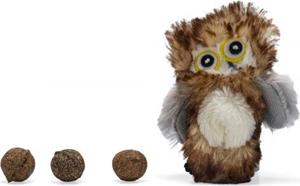 Beeztees Uil - Kattenspeelgoed - Incl. Catnipballen - 9,5 cm