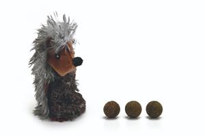 beeztees Egel kattenspeeltje met kattenkruid bal