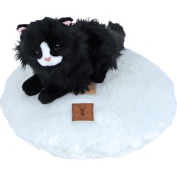 Boony Est 1941 ligkussen rond polar white diameter 45 cm - Gebr de boon