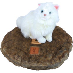 Boony Est 1941 ligkussen rond grizzley brown diameter 45 cm - Gebr de boon