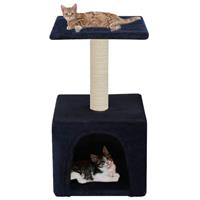 VidaXL Kattenkrabpaal met sisal krabpaal 55 cm donkerblauw