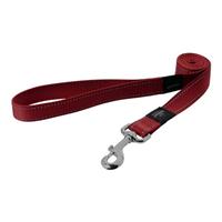 Rogz For Dogs fanbelt long lijn rood
