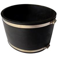 airaqua Air Aqua Flexibele Rubber Sok/Mof 250mm voor Vijvers - Weerbestendig, Duurzaam en Eenvoudige Installatie