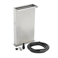 Oase Waterfall Kit 30: Rustgevende Roestvrijstalen Tuinwaterval, Flexibel & Stijlvol Design