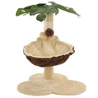 VidaXL Kattenkrabpaal met sisal krabpaal 50 cm beige en bruin