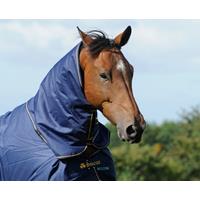 Bucas Irish Turnout Combi Neck 300g - navy/gold - Halsteil - 