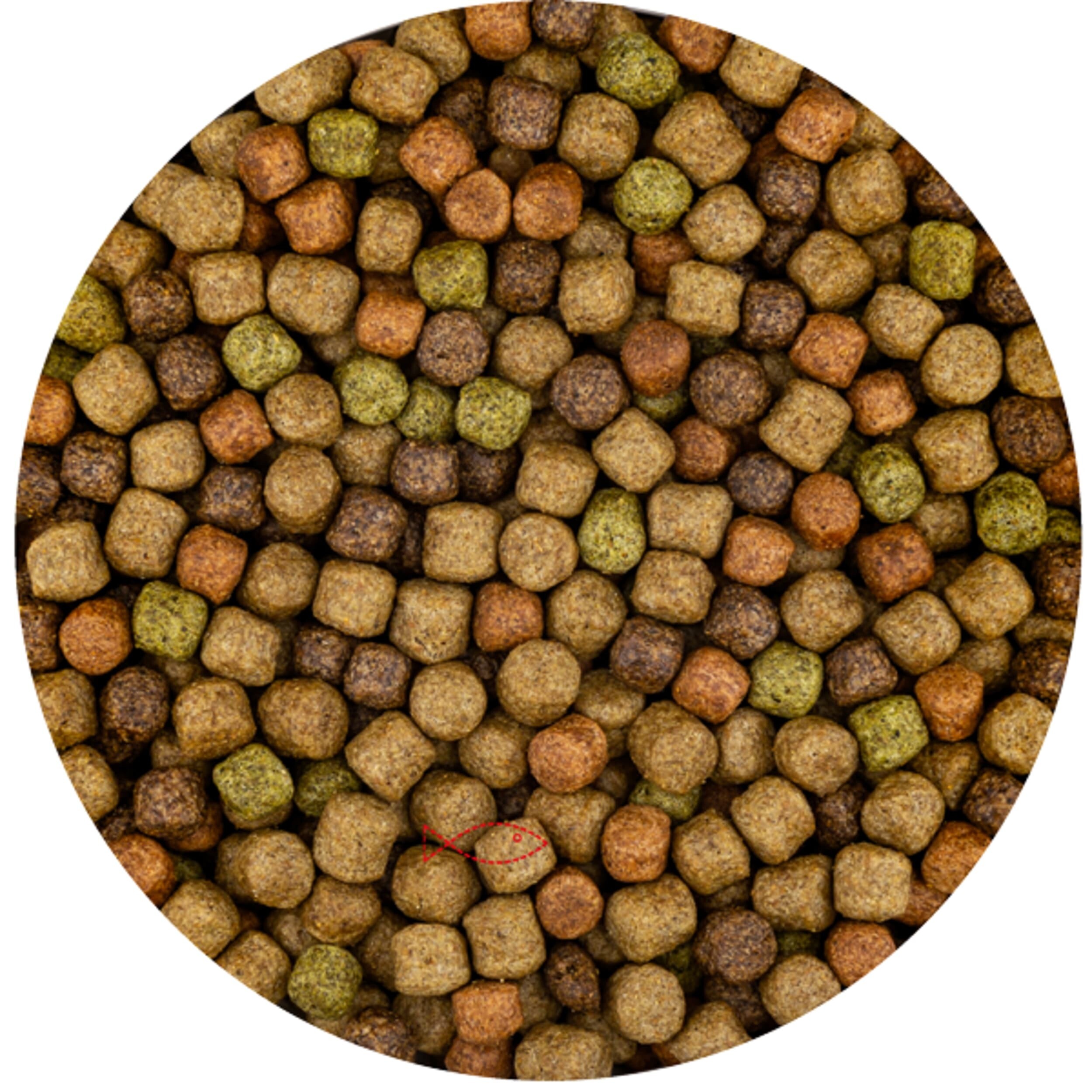 Vivani Japanse Mix 6 mm - Koi Voer voor Groei & Kleur - 5 Liter Emmer