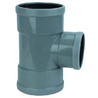 Wavin PVC Verloop T-Stuk 88° 160x110mm 3x Mof - Duurzame Waterdoorstroming