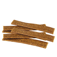 Schecker Gourmet kauwstrips met struisvogel