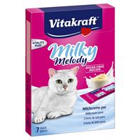Vitakraft Milky Melody Puur melkcrème kattensnack (7 x 10 g) 1 verpakking