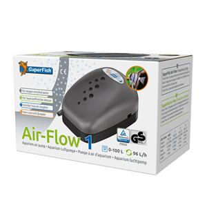 Superfish Airflow 1 Way Luchtpomp voor Aquaria met Gratis Reserve Membraan