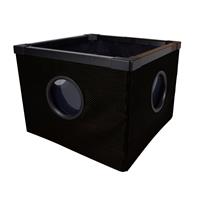 HoZelock Outdoor Aquarium: Terrasvijver en Balkonvijver 95x95x70cm - Modern met Kijkramen