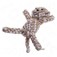 Bitiba Hondenspeelgoed Aap van katoenen touw (ca. 18 cm)