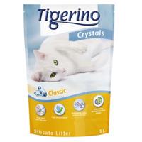 5L Classic Tigerino Crystals Kattenbakvulling Silicaat