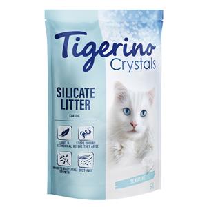 5L Tigerino Crystals Classic Sensitive Kattenbakvulling Silicaat